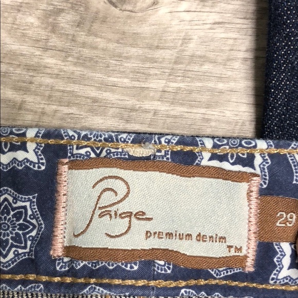 Paige Robertson Premium Denim Jeans Size 29 - Picture 2 of 6